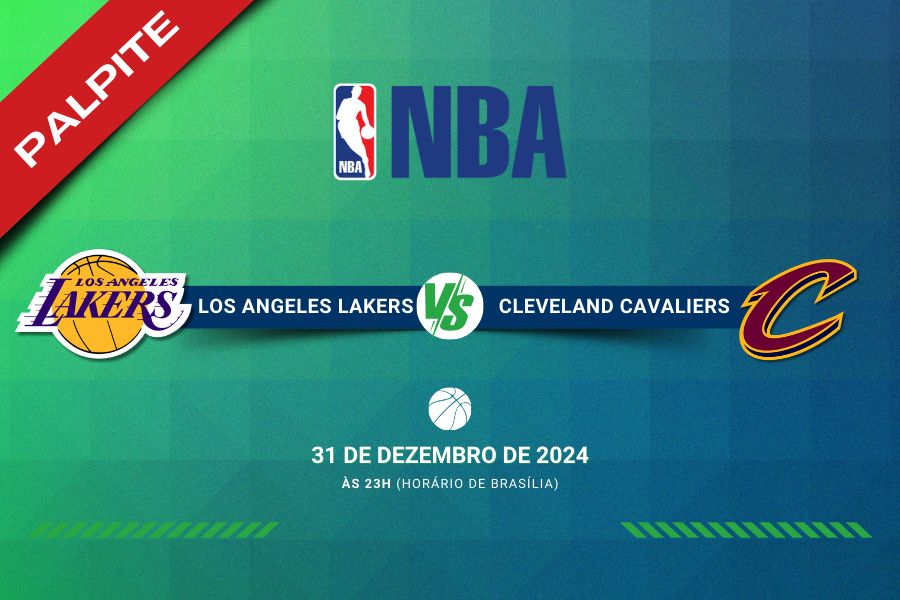 Palptie para Los Angeles Lakers contra Cleveland Cavaliers pela NBA
