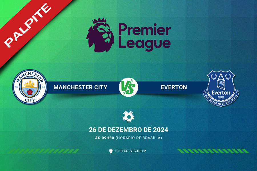 Palpite para Manchester City contra Everton pelo Campeonato Inglês
