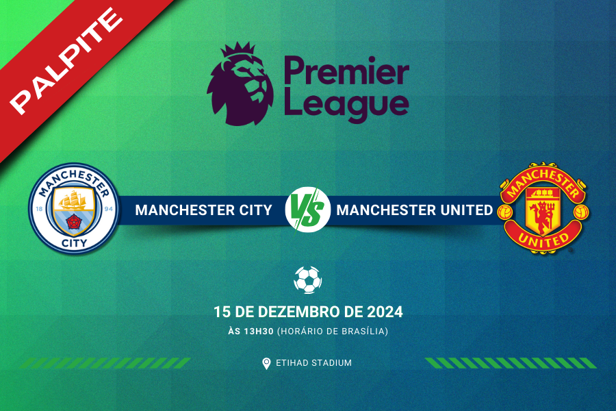 Palpite para Manchester United contra Manchester City pelo Campeonato Inglês