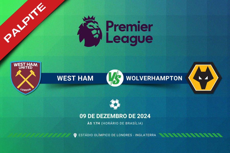 Palpite de aposta para o jogo West Ham contra Wolverhampton