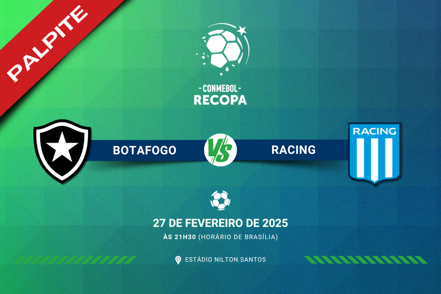 Palpite para Botafogo contra Racing pela Recopa Sul-Americana