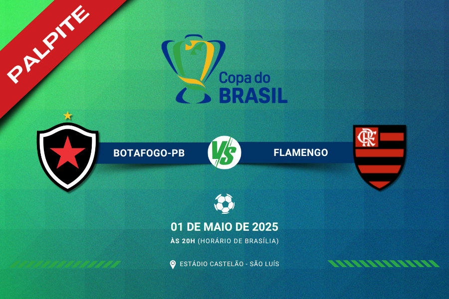 Palpite para Botafogo x Flamengo pela Copa do Brasil 2025