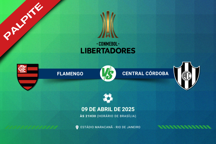 Palpite para Flamengo contra Central Córdoba pela Libertadores