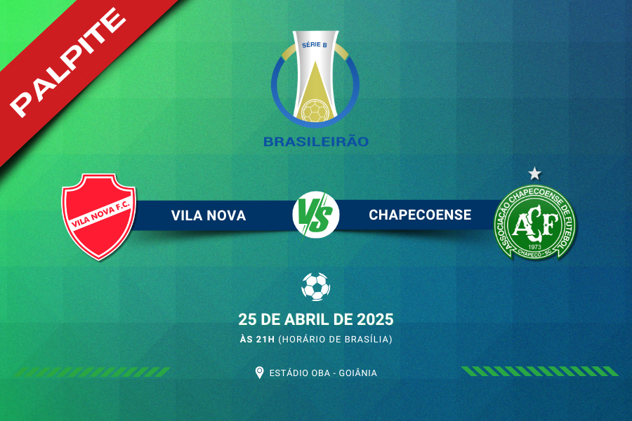Palpite para Vila Nova contra Chapecoense pelo Brasileirão Série B