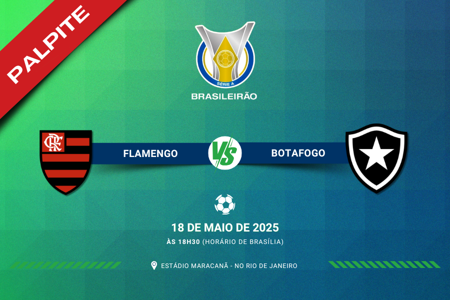 Palpite para Flamengo contra Botafogo pelo Brasileirão Série A