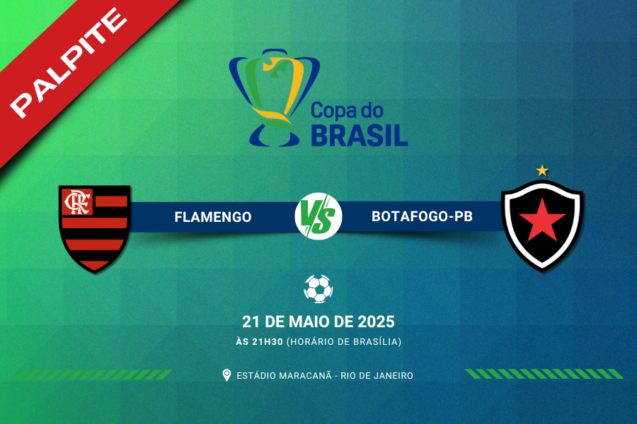 Palpite para Flamengo contra o Botafogo da Paraíba pela Copa do Brasil 2025