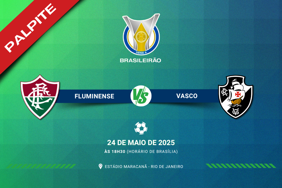 Palpite para Fluminense contra Vasco pelo Brasileirão Série A