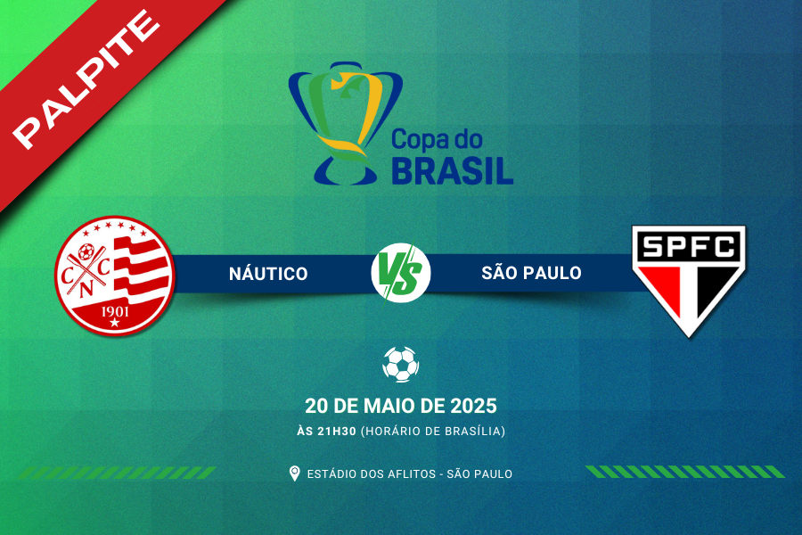 Palpite Náutico contra São Paulo pela Copa do Brasil 2025