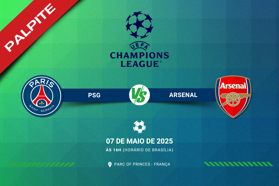 Palpite para PSG contra Arsenal pela
