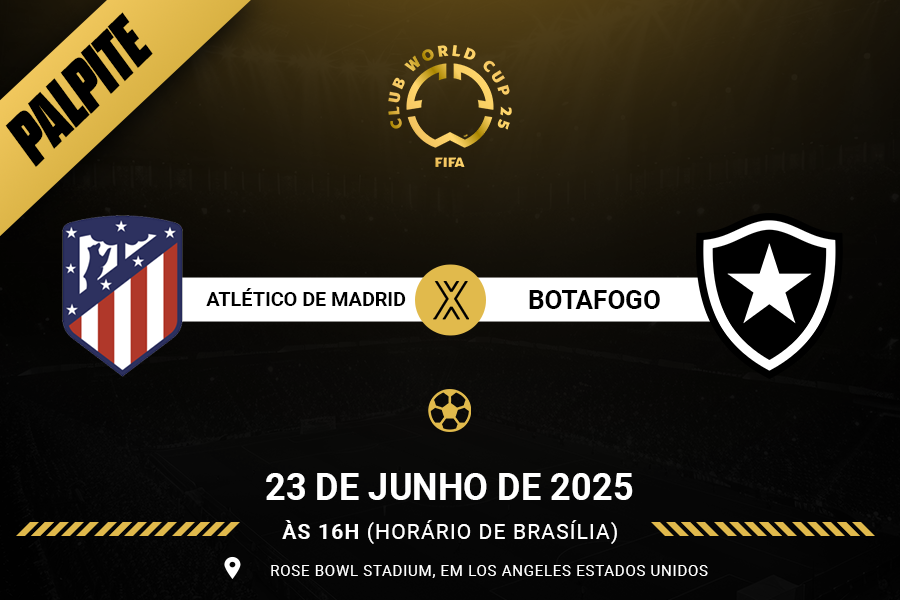 Palpite para Atlético de Madrid contra Botafogo pelo Mundial de Clubes