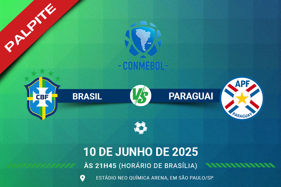 Palpite para Brasil contra Paraguai pelas Eliminatórias para a Copa do Mundo 2026