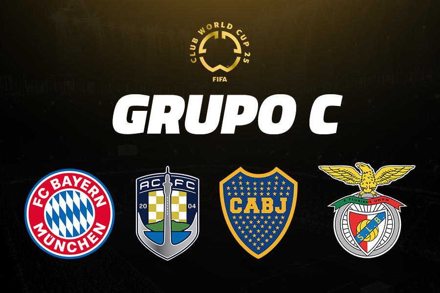 Grupo C do Mundial de Clubes com Bayern de Munique, Auckland City, Boca Juniors e Benfica