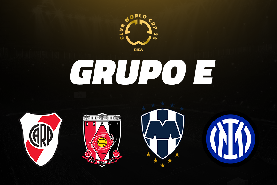 O Grupo E do Mundial de Clubes terá River Plate, Internazionale, Monterrey e Urawa Reds