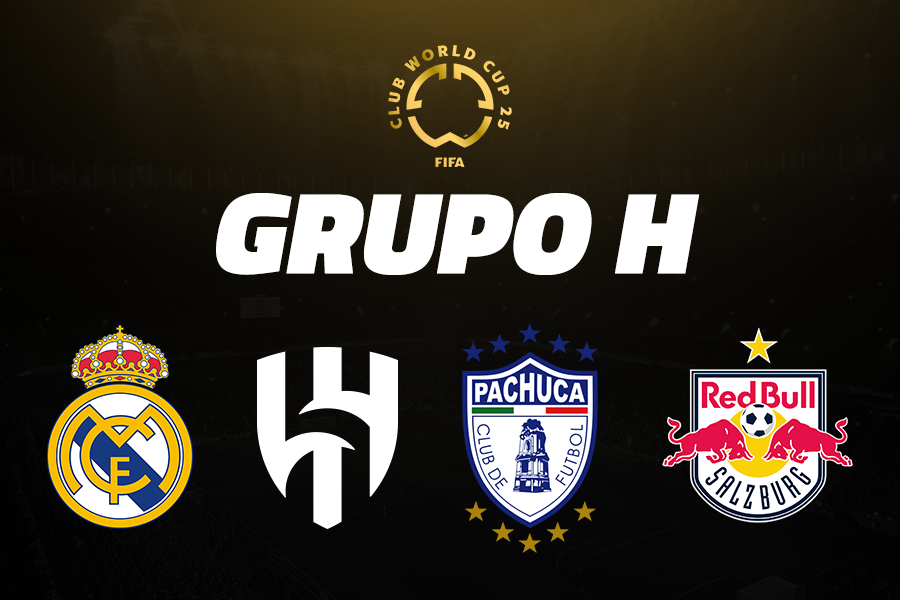 Grupo H do Mundial de Clubes Fifa com Real Madrid, Al-Hilal, Pachuca e Red Bull Salzburg