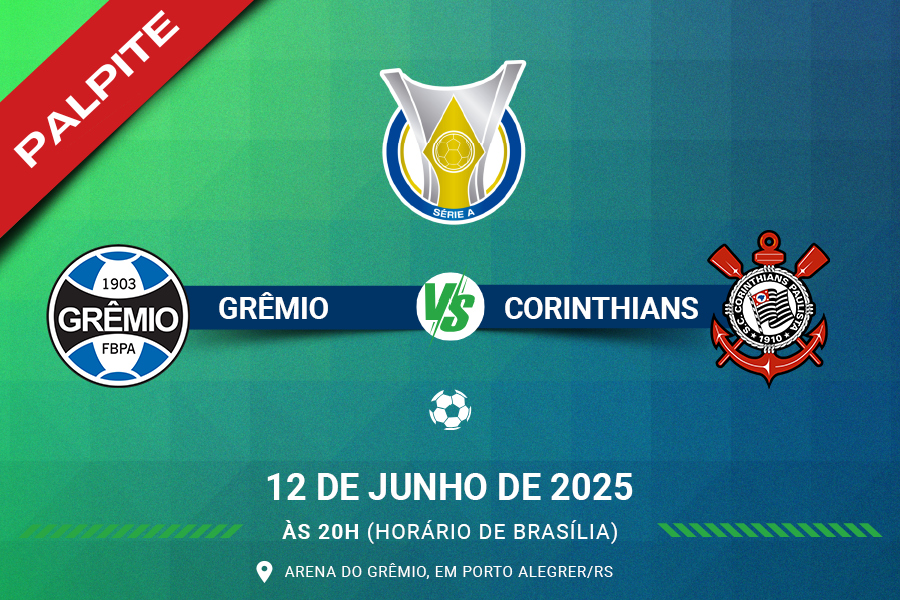 Palpite para Grêmio contra Corinthians pe