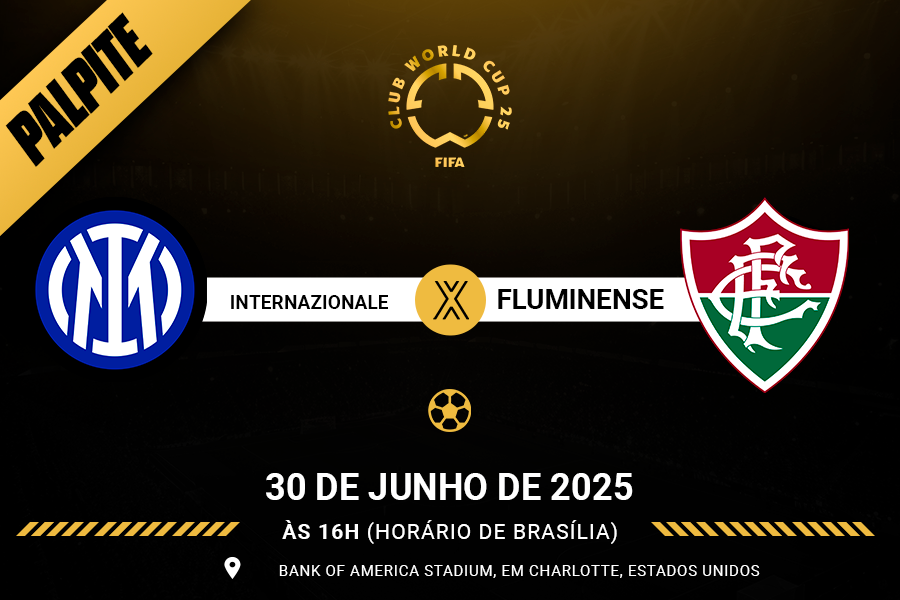 Palpite para Internazionale contra Fluminense pelo Mundial de Clubes