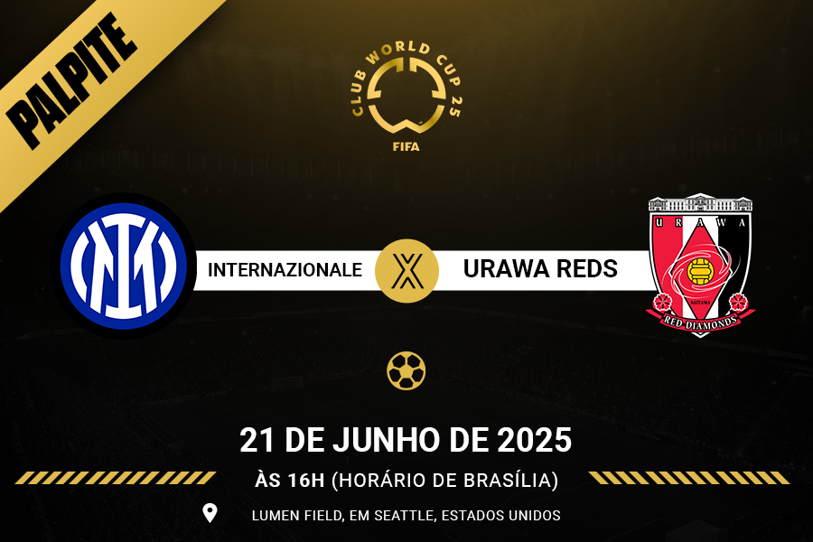 Palpite para Internazionale contra Urawa Reds pelo Mundial de Clubes FIFA 2025