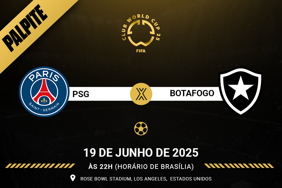 Palpite para PSG contra Botafogo pelo Mundial de Clubes 2025