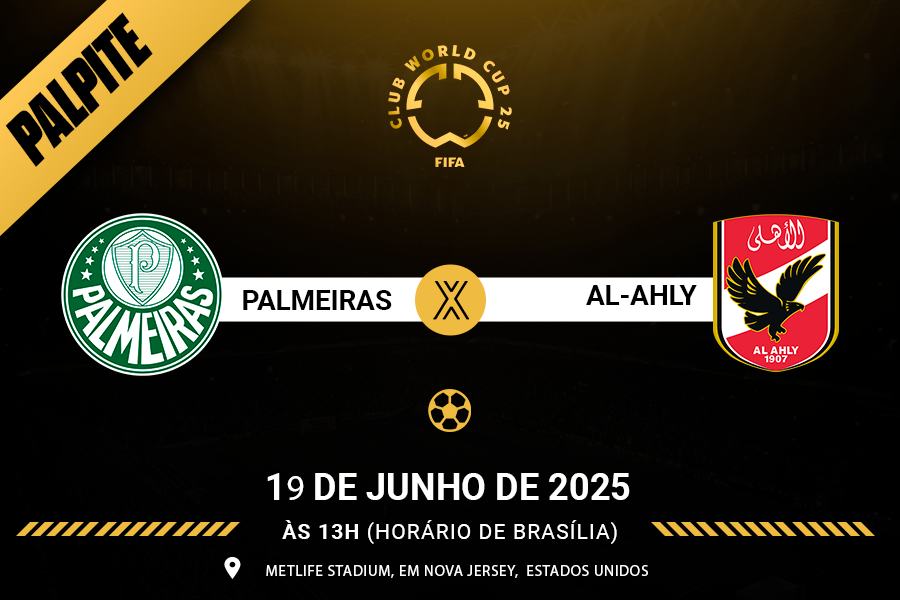 Palpite para Palmeiras contra Al-Ahly pelo Mundial de Clubes FIFA 2025