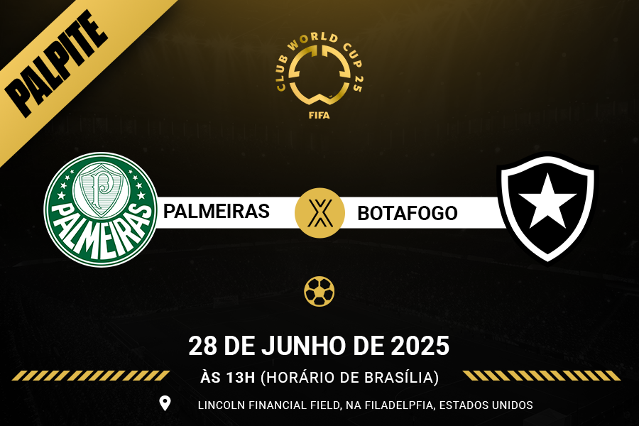 Palpite para Palmeiras contra Botafogo pelo Mundial de Clubes 2025