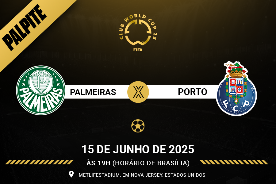 Palpite para Palmeiras contra Porto pelo Mundial de Clubes FIFA 2025
