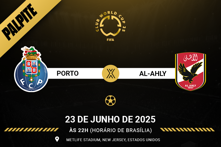 Palpite Porto contra Al-Ahlu pelo Mundial de Clubes 2025