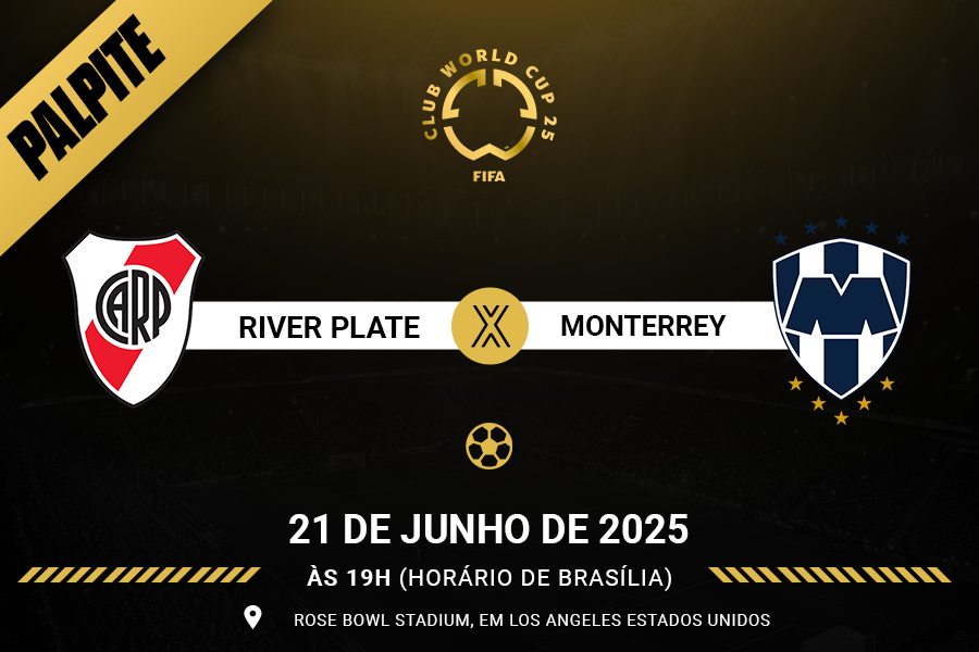 Palpite para River Plate contra Monterrey pelo Mundial de Clubes FIFA