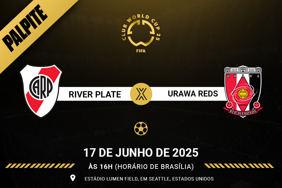 Palpite para River Plate contra Urawa Reds pela Copa do Mundo de Clubes 2025