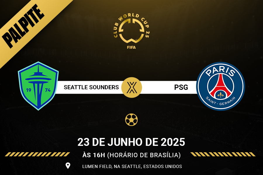 Palpite para Seattle Sounders contra PSG pelo Mundial de Clubes