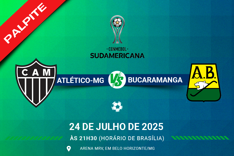 Palpite para Atlético-MG contra Bucaramanga pela Copa Sul-Americana