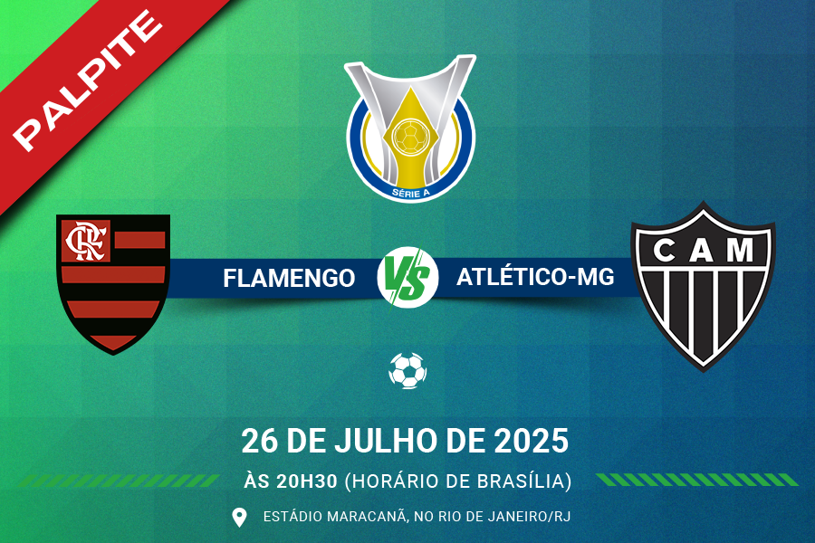 Palpite para Flamengo contra Atlético-MG neste domingo pelo Brasileirão Série A