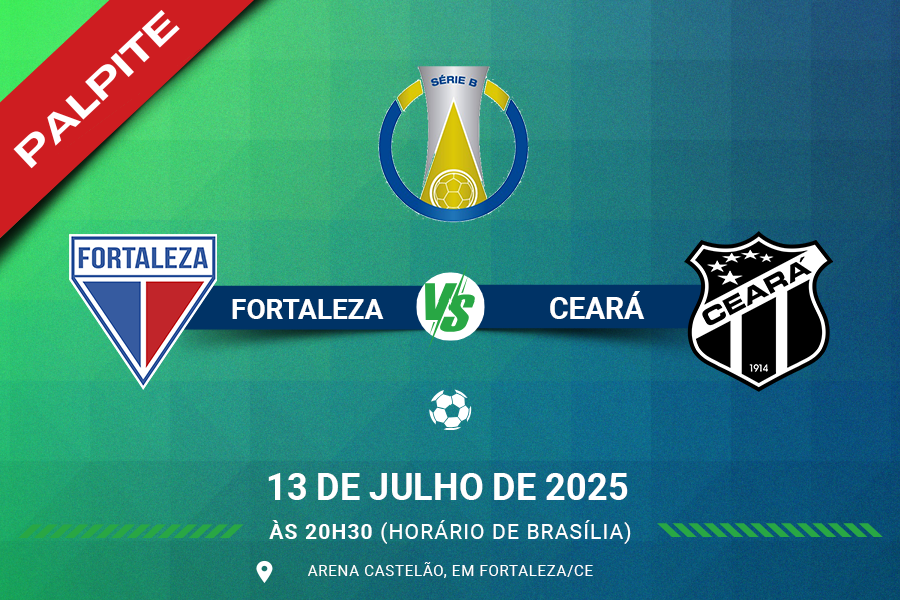 Palptie para Fortaleza contra Ceará pelo brasileirão Série A 2025