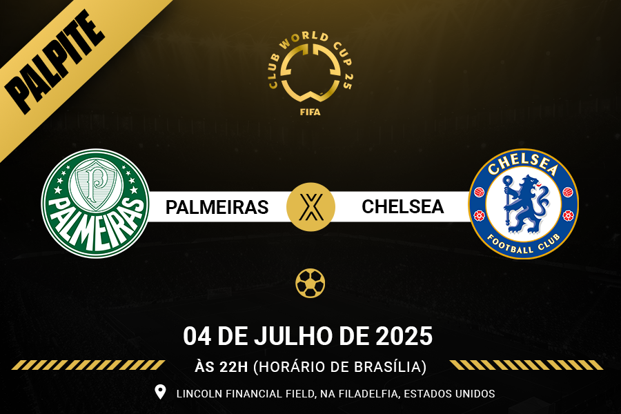 Palpite para Palmeiras contra Chelsea pelo Mundial de Clubes 2025