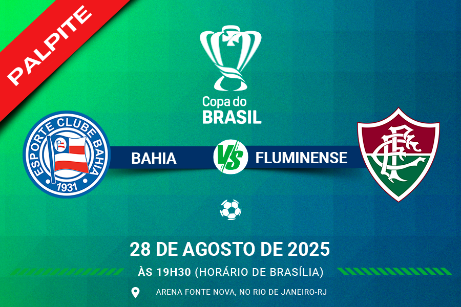 Palpite para Bahia contra Fluminense pela Copa do Brasil 2025