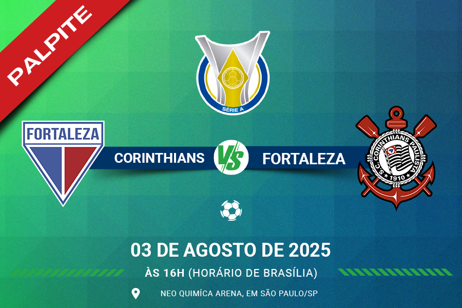 Palpite para Corinthians contra Fortaleza pelo Brasileirão Série A
