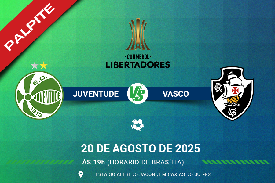 Palpite para Juventude contra Vasco pelo Brasileirão Série A