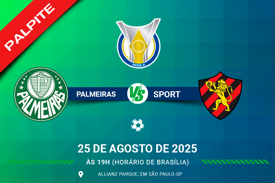 Palpite para Palmeiras contra Sport pelo Brasileirão Série A