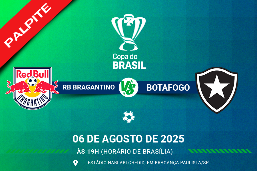 Palpite para Red Bull Bragantino contra Botafogo pela Copa do Brasil