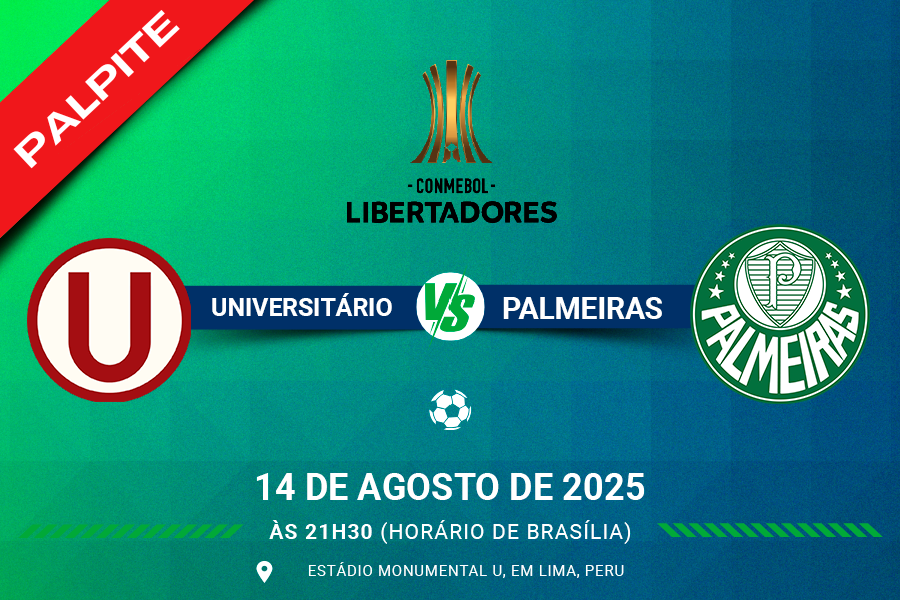 Palpite para Universitário contra Palmeiras pela Copa Libertadores da América