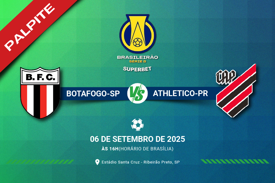 Palpite para Botafogo-SP contra Athletico Paranaense pelo Brasileirão Série B 2025