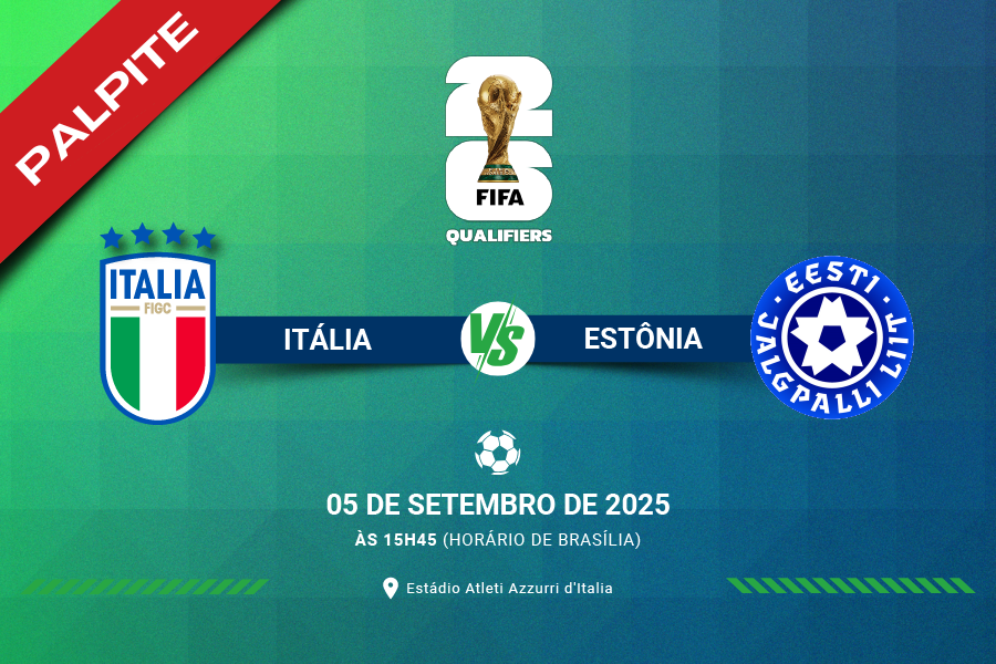 Palpite para Itália contra Estônia pelas Eliminatórias da Copa do Mundo