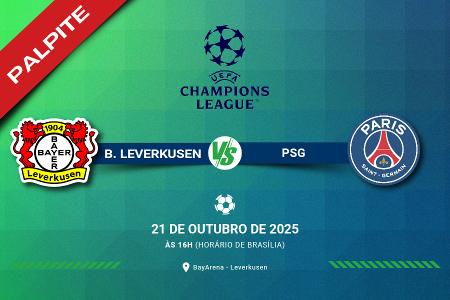 Saiba tudo sobre o jogo entre Bayer Leverkusen x PSG pela Fase de Liga da Champions League 2025/26 nesta terça-feira.