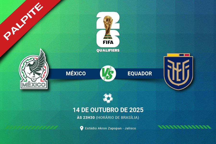 Confira a análise, onde assistir e o melhor palpite para o amistoso entre México x Equador na terça-feira, 14 de outubro