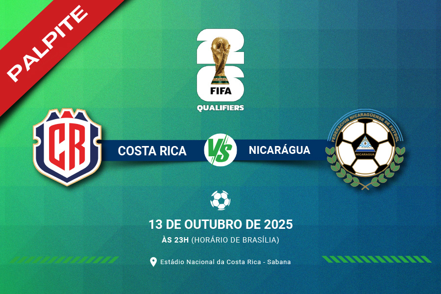 Confira a análise completa de Costa Rica x Nicarágua, e saiba onde assistir e o melhor palpite para o confronto válido pelas Eliminatórias da Concacaf.