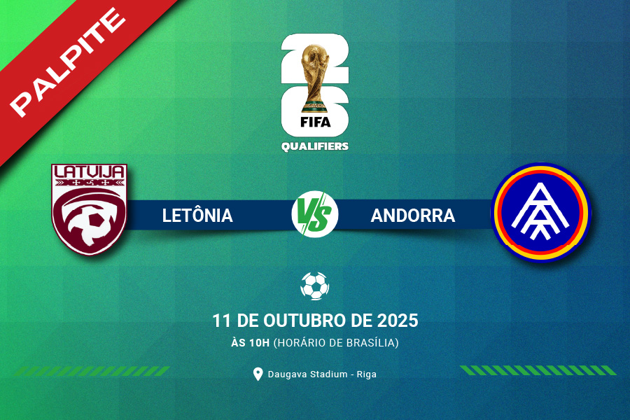 Confira a análise dos times e o melhor palpite para o jogo entre Letônia x Andorra pelas Eliminatórias da UEFA para a Copa do Mundo 2026.