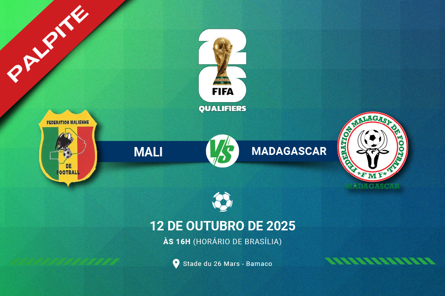 Confira as informações de Mali x Madagascar, onde assistir e palpite para Eliminatórias Africanas para Copa do Mundo de 2026.